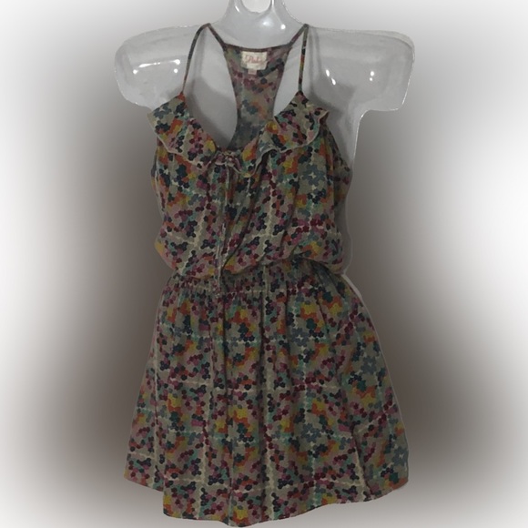 PARKER 100% silk abstract floral pattern size xs - Picture 3 of 9